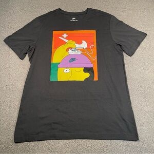 Mens Nike Sportswear Animation Graphic T-Shirt Large Black New FJ1099-060